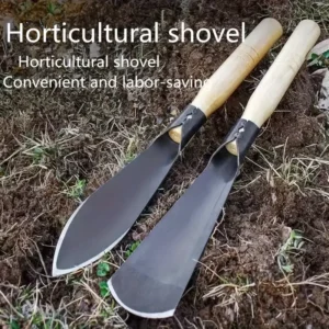 Herramienta de jardín multifuncional, pala para excavar verduras silvestres, plantas marinas, flores, pala, engrosamiento del suelo, azada de hierro, pala de deshierbe