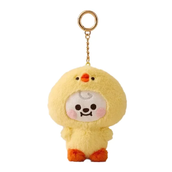 LLavero de muñeco de peluche de la serie Kawaii BT21 BABY Zoo, muñeco de dibujos animados, bolso escolar, colgante, decoración, regalo de cumpleaños, línea de amigos - Imagen 9
