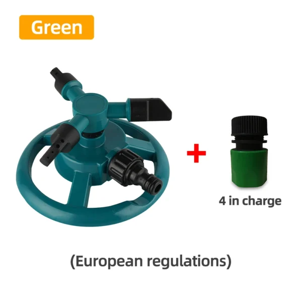 Sistema de aspersores de agua para césped y jardín, giratorio automático de 360 grados, boquilla giratoria de acoplamiento rápido, suministros de riego para jardín - Imagen 8
