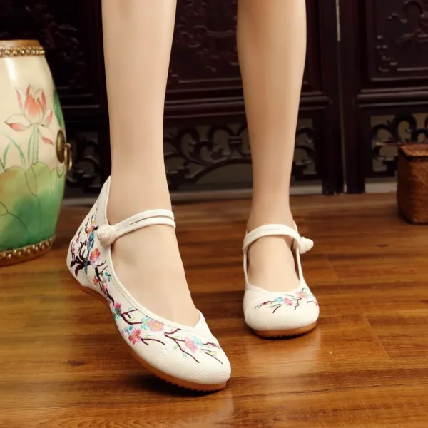 Zapatos informales para mujer, moda Vintage, elegante, estilo étnico, ropa de calle bordada, zapatos de mujer de estilo chino, novedad de verano - Imagen 14