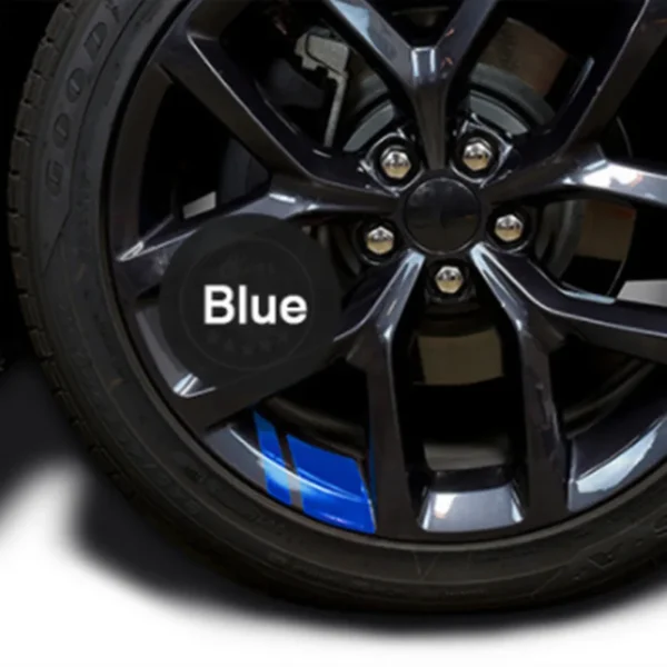 Calcomanías reflectantes para cubo de rueda de coche, cubierta resistente, accesorio Exterior, decoración de coche, pegatinas para Dodge Chrysler Jeep, 6 uds. - Imagen 12