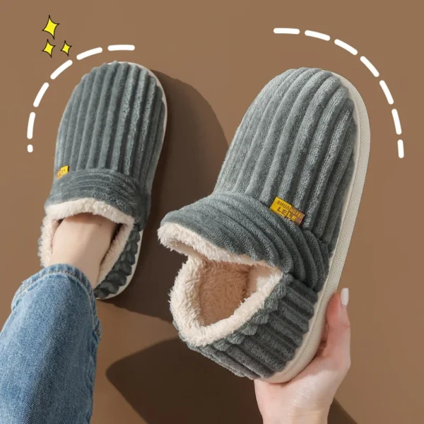Botas cálidas súper suaves para mujer, forro de piel de felpa para exteriores, zapatos para el hogar, botas de nieve clásicas y cómodas para mujer - Imagen 18