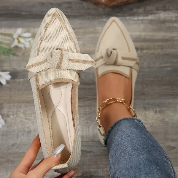 Zapatos planos de mujer con punta redonda, zapatillas informales para mujer, vestido de enfermera, cómodo, nuevo verano, tela de PU de goma sólida, calado de ocio Ho - Imagen 20