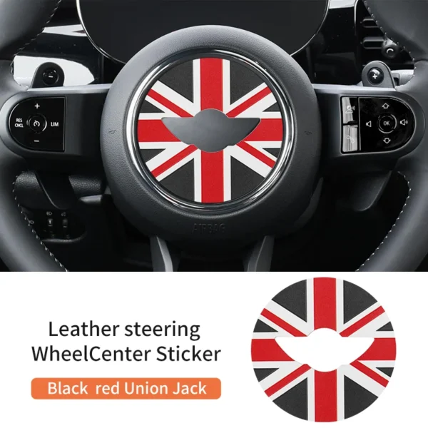 Pegatina para volante de coche, pegatinas de cuero PU para Mini Cooper R55 R56 R57 R60 R50 R52 R53 F56 F54 F60, accesorios interiores para coche - Imagen 17