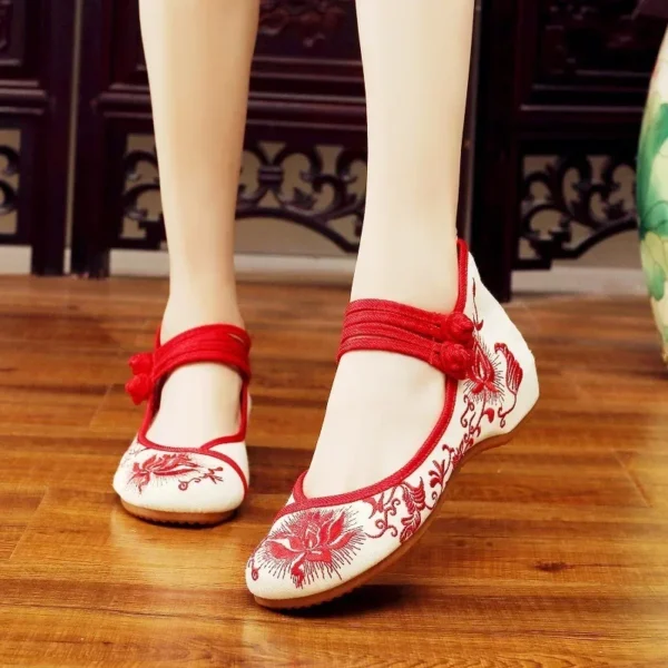 Zapatos informales para mujer, moda Vintage, elegante, estilo étnico, ropa de calle bordada, zapatos de mujer de estilo chino, novedad de verano - Imagen 20