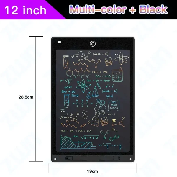 Tablero de dibujo LCD de 6,5/8,5/10/12 pulgadas, tableta de escritura, pizarra mágica de dígitos, herramienta de pintura artística, juguetes para niños, juego mental, regalo para niños - Imagen 11
