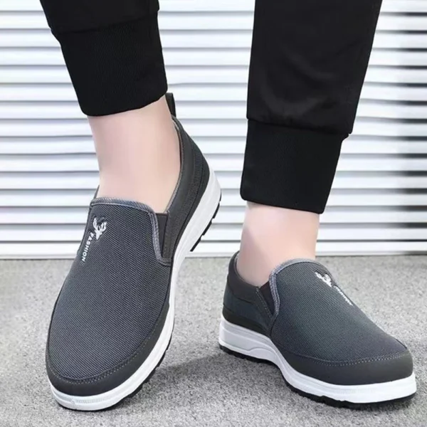 Zapatos náuticos Penny para hombre, zapatillas deportivas transpirables, ortopédicas, planas, sin cordones, para actividades al aire libre, senderismo y caminar - Imagen 2