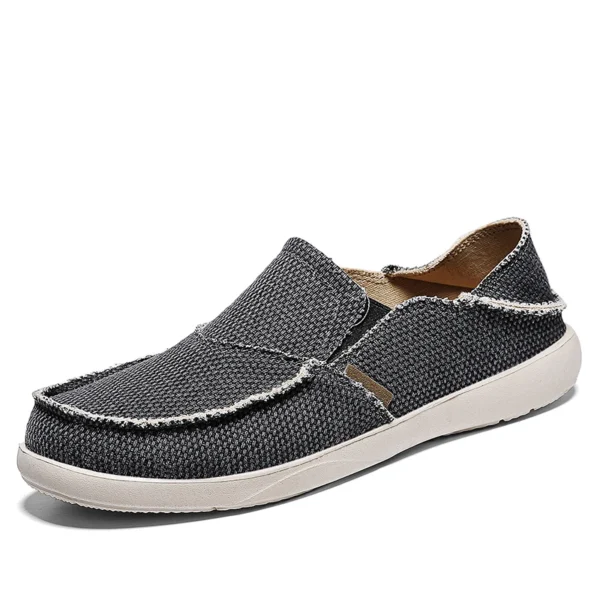 Zapatos casuales cómodos zapatos de lona ligeros para hombres Slip-On marca Nueva llegada Primavera Verano  moda mocasines planos zapatos - Imagen 9