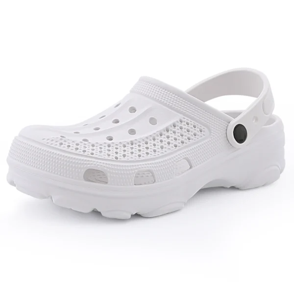 Zapatillas de playa con agujeros clásicos Evshine con soporte para el arco, sandalias antideslizantes cómodas Unisex, calzado para jardín, sandalias tipo zuecos de verano para hombre - Imagen 7