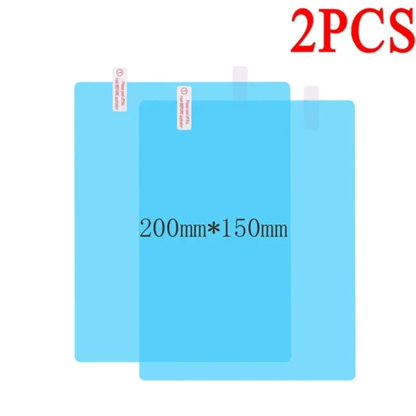 Adhesivo para espejo retrovisor de coche, Film transparente impermeable para ventana lateral, antiniebla, Film protectoras impermeables para coche y motocicleta, 2 uds. - Imagen 10