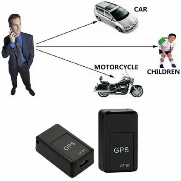 Mini rastreador de coche con GPS para motocicleta, bicicleta, vehículo, mascotas, niños, fuerte, magnético, GSM, GPRS, posicionador en tiempo Real, GF-07 - Imagen 4