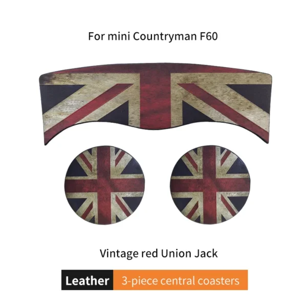 Posavasos, taza de coche, Union Jack-cojín de café, protección de ranura de almacenamiento, alfombrilla antideslizante para MINI Cooper F55 F56 F54 F60, accesorios - Imagen 11