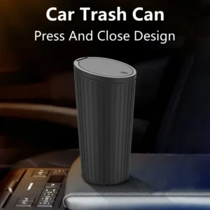 Cubo de basura para coche, Mini organizador de polvo para Interior de coche, contenedor de basura, caja de almacenamiento, cubo, accesorios para automóvil