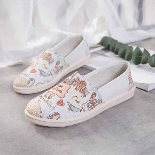 Zapatos de verano para mujer, zapatos planos transpirables de malla, Zapatillas ligeras cómodas para mujer, calcetines, mocasines sin cordones para mujer, Zapatillas para mujer - Imagen 16