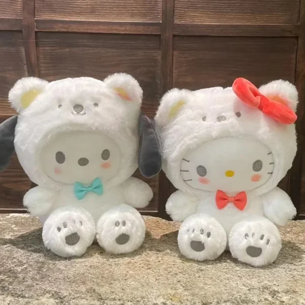 Muñeco de peluche Hello Kitty lindos juguetes de peluche Cos oso Kuromi Cinnamonroll Pochacco juguetes niños cumpleaños regalo de Navidad - Imagen 2