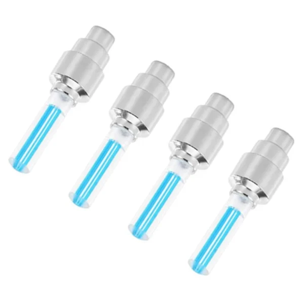 Tapas de válvulas de neumáticos de bicicleta y motocicleta, luz LED, lámpara de Flash de neón, luces universales impermeables para neumáticos, accesorios para coche 2/4 Uds. - Imagen 11