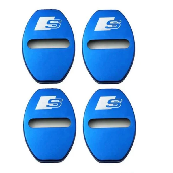 Funda para cerradura de puerta de coche 4 Uds para Audi Sline A6 A4 A3 A7 A5 Q3 Q5L Q7 Q2 S4 S5 S6 S7 S8 TT RS3 RS4 RS5 RS6 TTS Accesorios - Imagen 8