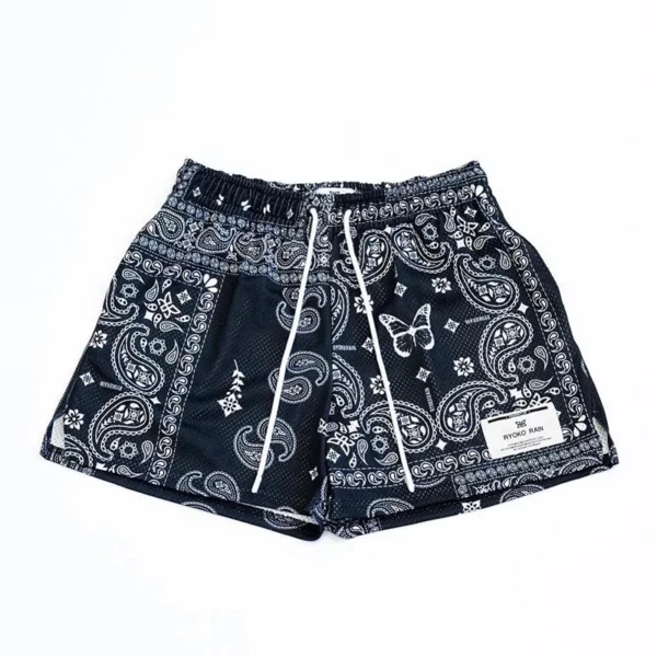 Pantalones cortos informales de verano de malla Universal para hombres y mujeres, pantalones cortos deportivos de secado rápido, pantalones cortos transpirables con cordón estampado 3d para playa - Imagen 11