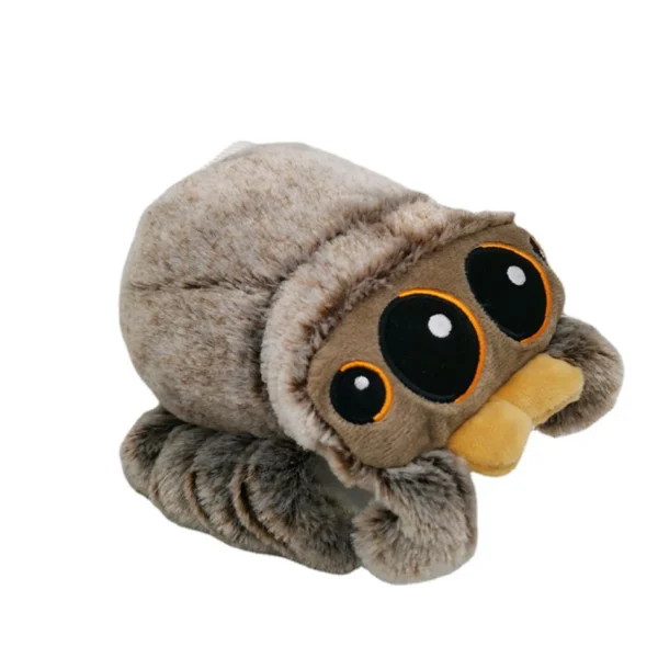 Peluches de animales suaves, juguete de araña, almohada simulada de Little Lucas negra, almohada de habitación de juegos de Anime, decoración, regalo para niños - Imagen 3