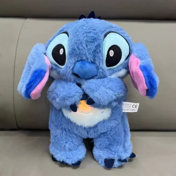 Muñeco de peluche de Disney, juguete de punto, oso de peluche para dormir, música relajante, compañero de juegos, juguete de peluche ligero Kawaii para niños, regalo para niños - Imagen 7
