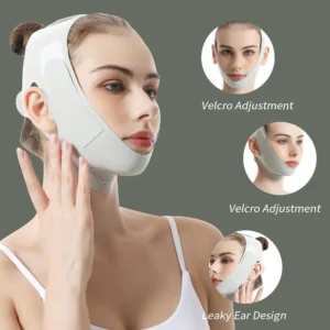Vendaje adelgazante facial reutilizable para mujer, moldeador de cara en V, cinturón para levantar mejillas y barbilla, correa de masaje Facial, herramientas de belleza para el cuidado de la piel