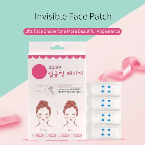 Parche de estiramiento Facial antiarrugas, pegatina para la frente, la mejilla y la barbilla, parches de estiramiento de la piel Facial antienvejecimiento, tiras eliminadoras de arrugas - Imagen 6