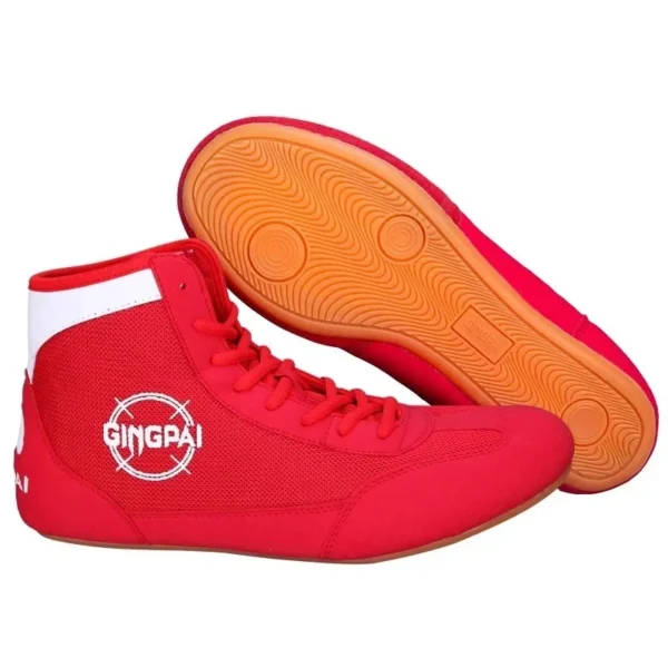 Zapatos de boxeo para hombres, mujeres y niños, suela de goma, zapatos de lucha transpirables, zapatos de disfraz de lucha libre para mujeres - Imagen 5