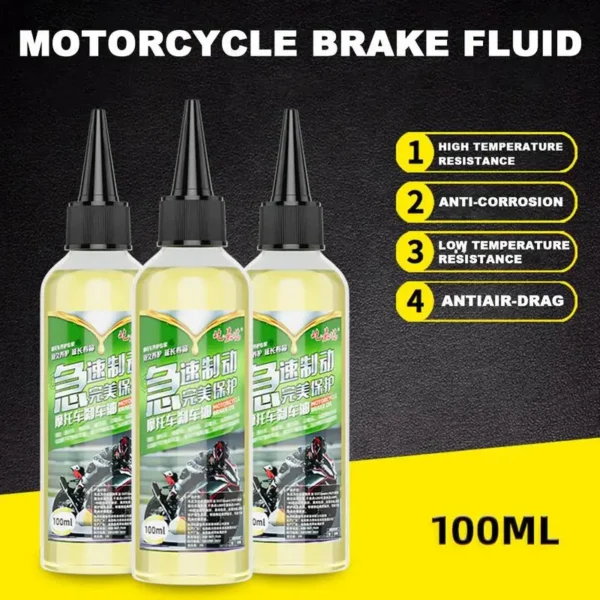 Líquido de frenos DOT 4 de 100ml para motocicleta, aceite Mineral para motocicleta, líquido de frenos automotriz para alta - Imagen 4