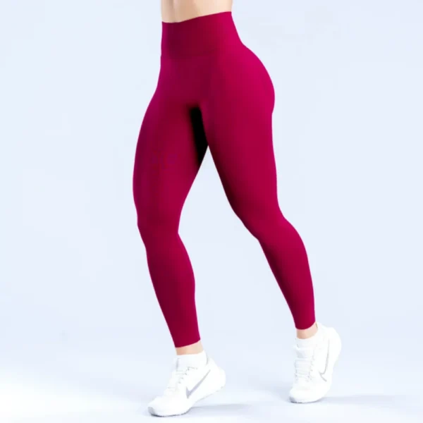 Mallas de impacto para Yoga para mujer, pantalones sin costuras rizados, mallas de alta calidad, pantalones de Fitness de costilla baja, medias de Fitness de alto estiramiento - Imagen 16