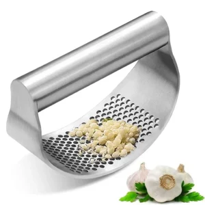 Prensa de ajo Manual multifunción de acero inoxidable, herramienta curvada para moler ajo, picadora, utensilios de cocina para el hogar