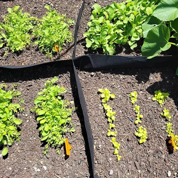 Bolsa para plantar jardín, bolsa de cultivo de fieltro multigiro, maceta rectangular para plantar vivero, vegetales, tomates, patatas, contenedor para plantar plantas - Imagen 5