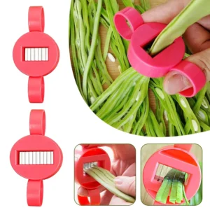 Dispositivo triturador de frijol Manual, cortador de cuerno de frijol verde, herramienta de corte de verduras multifuncional, accesorios de cocina