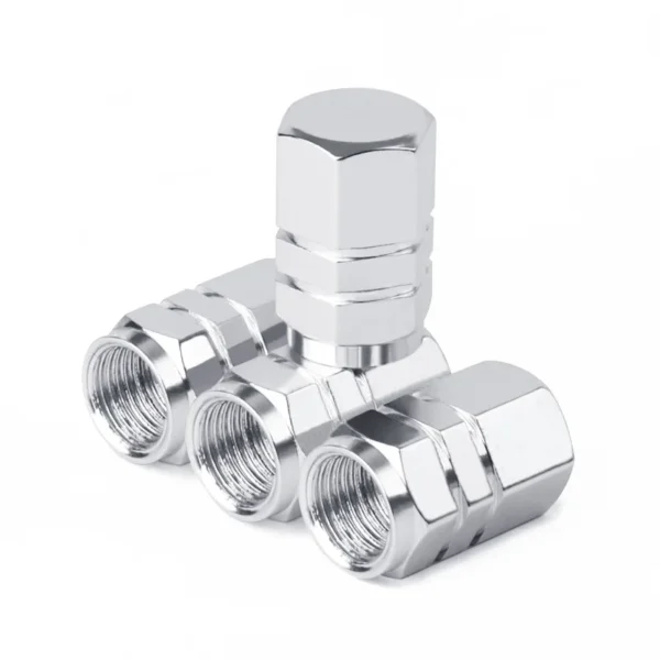 Tapas de válvula de neumático de coche de aluminio, cubierta hermética de válvula de neumático de aleación hexagonal, polvo impermeable para automóviles, motocicletas, camiones y bicicletas - Imagen 20