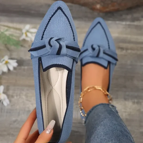 Zapatos planos de mujer con punta redonda, zapatillas informales para mujer, vestido de enfermera, cómodo, nuevo verano, tela de PU de goma sólida, calado de ocio Ho - Imagen 17