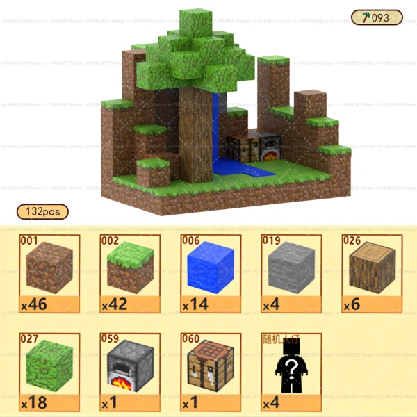 Bloques de construcción magnéticos, cubo magnético, juego de juguetes del mundo de la mina, cubos apilables sensoriales Montessori, juego de construcción, regalo de cumpleaños - Imagen 10