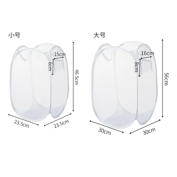 Cesta para la colada de lino y algodón, cesto para la colada plegable, organizador impermeable, cubo para ropa, juguetes, cesta de almacenamiento para el hogar de gran capacidad - Imagen 5