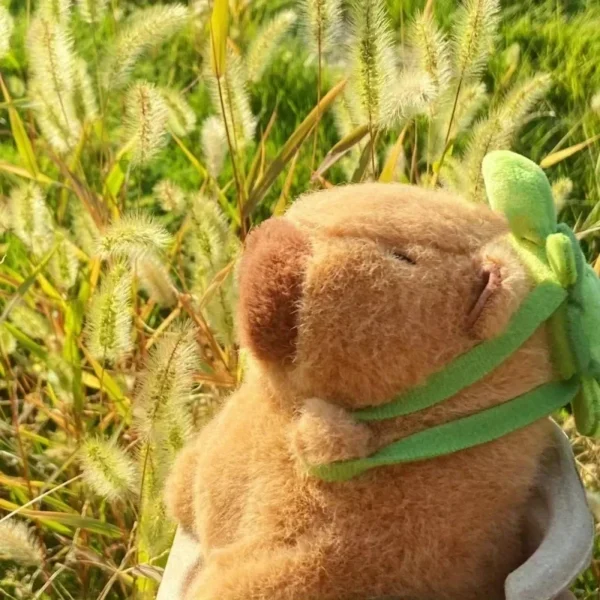 Capybara, juguete de peluche, muñeca de tela, muñeca bonita de Capibara, juguete esponjoso de Anime, muñeco de peluche de capibara suave ﻿Simulación de patatas fritas - Imagen 4