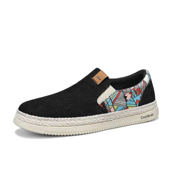 Zapatos planos de lona para hombre, mocasines de tela de lino de pescador, zapatillas de deporte de verano para hombre, zapatos de nuevo estilo, zapatillas de deporte, zapatos casuales para hombre - Imagen 8
