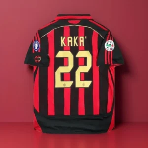 Camiseta de fútbol Retro para hombre y mujer, ropa para fanáticos de AC Kaka, camiseta informal transpirable de secado rápido de gran tamaño para entrenamiento diario