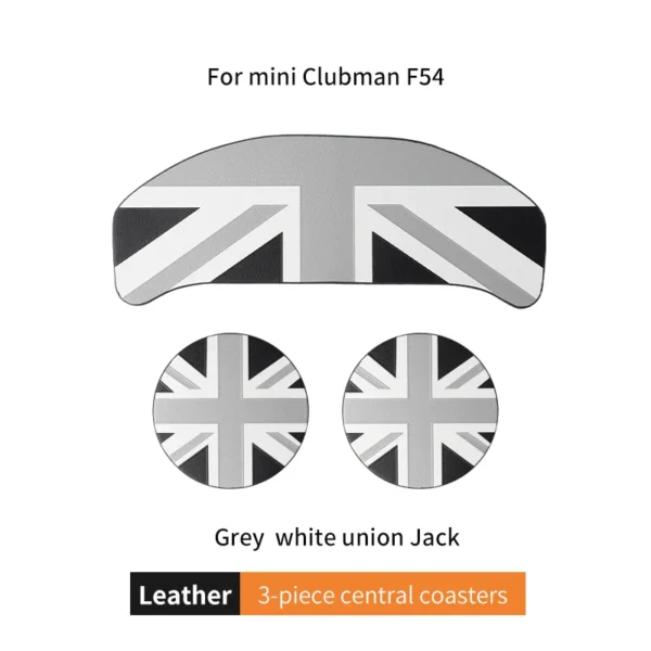 Posavasos, taza de coche, Union Jack-cojín de café, protección de ranura de almacenamiento, alfombrilla antideslizante para MINI Cooper F55 F56 F54 F60, accesorios - Imagen 21