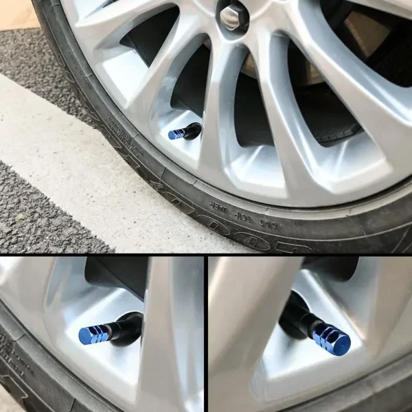 Tapas de válvula de neumático de coche de aluminio, cubierta hermética de válvula de neumático de aleación hexagonal, polvo impermeable para automóviles, motocicletas, camiones y bicicletas - Imagen 6