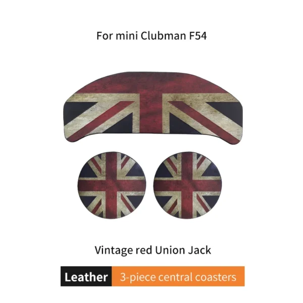 Posavasos, taza de coche, Union Jack-cojín de café, protección de ranura de almacenamiento, alfombrilla antideslizante para MINI Cooper F55 F56 F54 F60, accesorios - Imagen 19