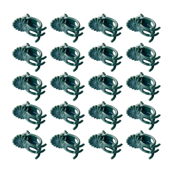 Clips para plantas de jardín, Clips para orquídeas y mariposas, abrazaderas para tallo de soporte para plantas, soporte para plantas de vid y flores de jardín, herramientas de jardín 20 piezas - Imagen 2