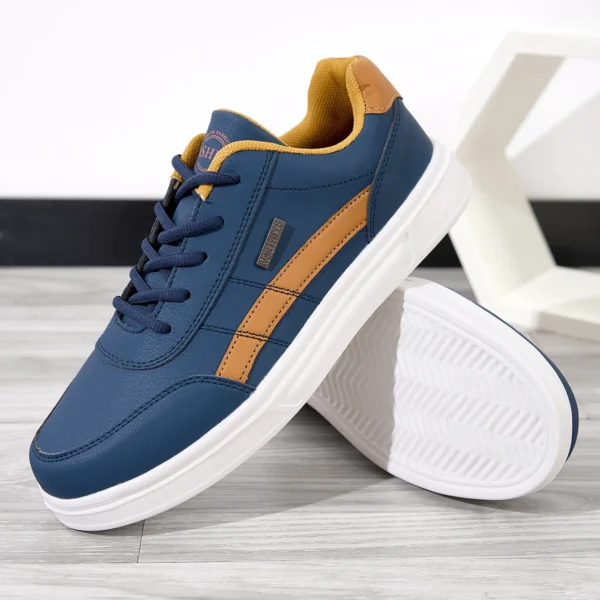 Zapatos deportivos para hombre, zapatillas de deporte azules y rojas, informales, transpirables, atléticos, para correr, caminar, gimnasio, zapatos planos para mujer, zapatos de fiesta transpirables - Imagen 2