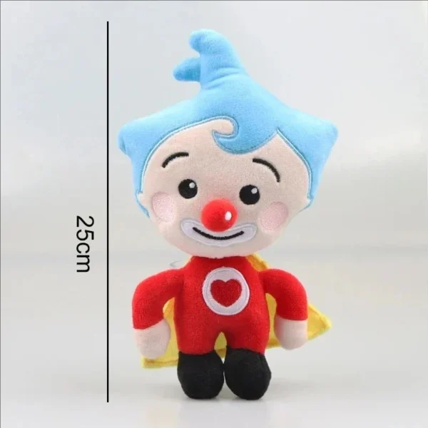 Muñeco de peluche de payaso de 25cm, muñeco de peluche de dibujos animados Kawaii de Anime, muñeco de peluche de payaso suave, regalo de cumpleaños para chico y niño - Imagen 2