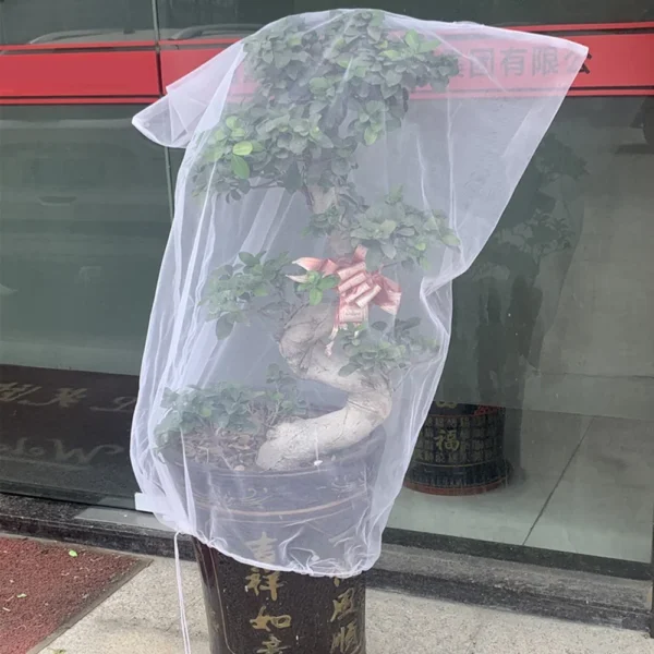 Bolsa de protección de plantas, cubierta de red de malla para frutas, verduras, árboles, fresas, uvas, Control de plagas, herramientas de jardinería anti-pájaro - Imagen 5