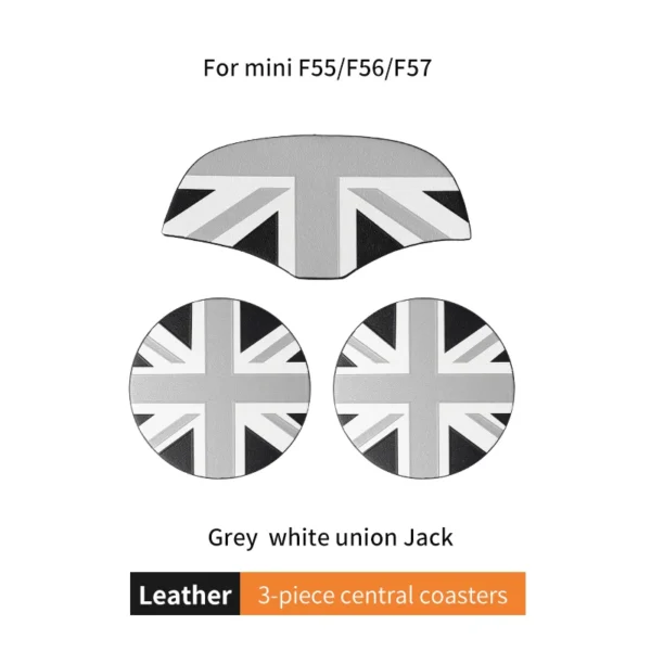 Posavasos, taza de coche, Union Jack-cojín de café, protección de ranura de almacenamiento, alfombrilla antideslizante para MINI Cooper F55 F56 F54 F60, accesorios - Imagen 29