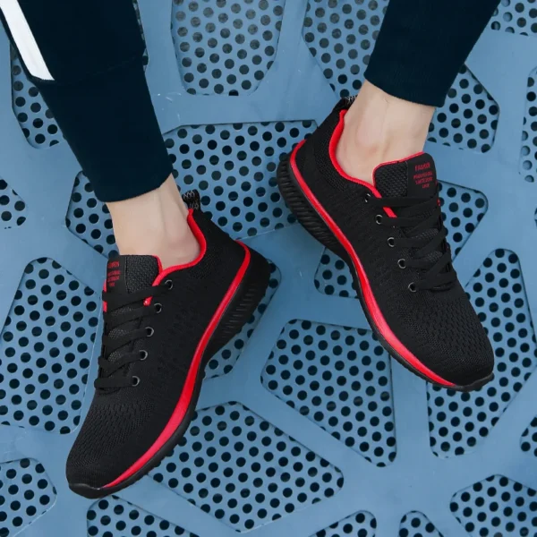 Zapatillas de correr para hombre, zapatos deportivos ligeros para caminar, zapatos informales transpirables de malla clásica, mocasines de moda para hombre, zapatillas de deporte para hombre - Imagen 3