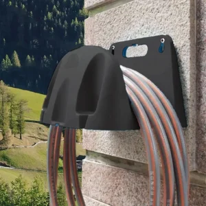 Soporte de manguera montado en la pared, ganchos de manguera duraderos, colgador de manguera de Metal, soporte de manguera de agua de Metal para manguera exterior