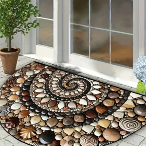 Alfombra de puerta 40*60cm/50*80cm, alfombra decorativa para el hogar, alfombra para puerta, entrada de baño, exterior, antideslizante, fácil de limpiar